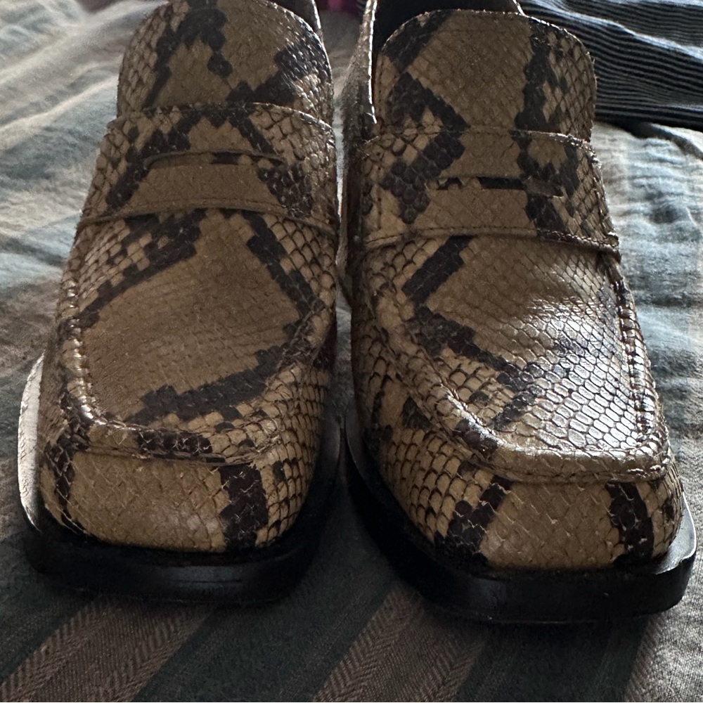 Labucq Kitty Loafer Salvia Python 38 Carolyn Bess… - image 6